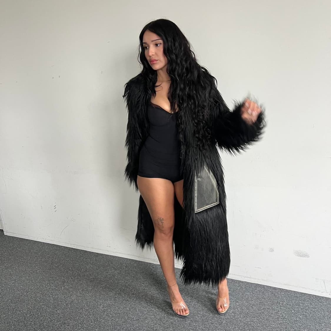 Margiela 마르지엘라 MM6 페이크 퍼 롱코트 상품이미지2