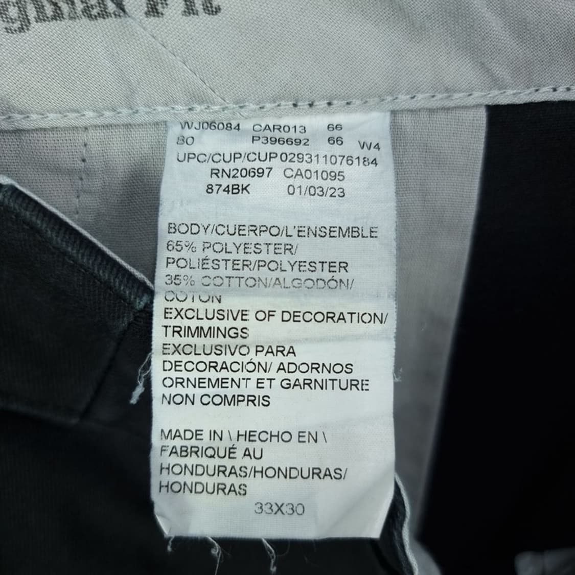 [디키즈] 874 루즈핏 워크 팬츠 블랙 M19458 상품이미지8