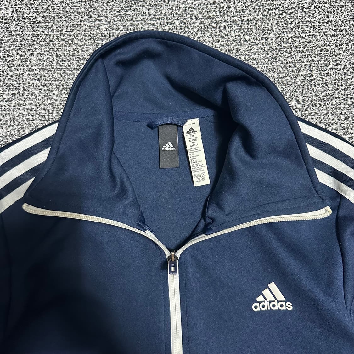 (L추천) 아디다스 삼선 트랙탑 네이비 져지 상품이미지2