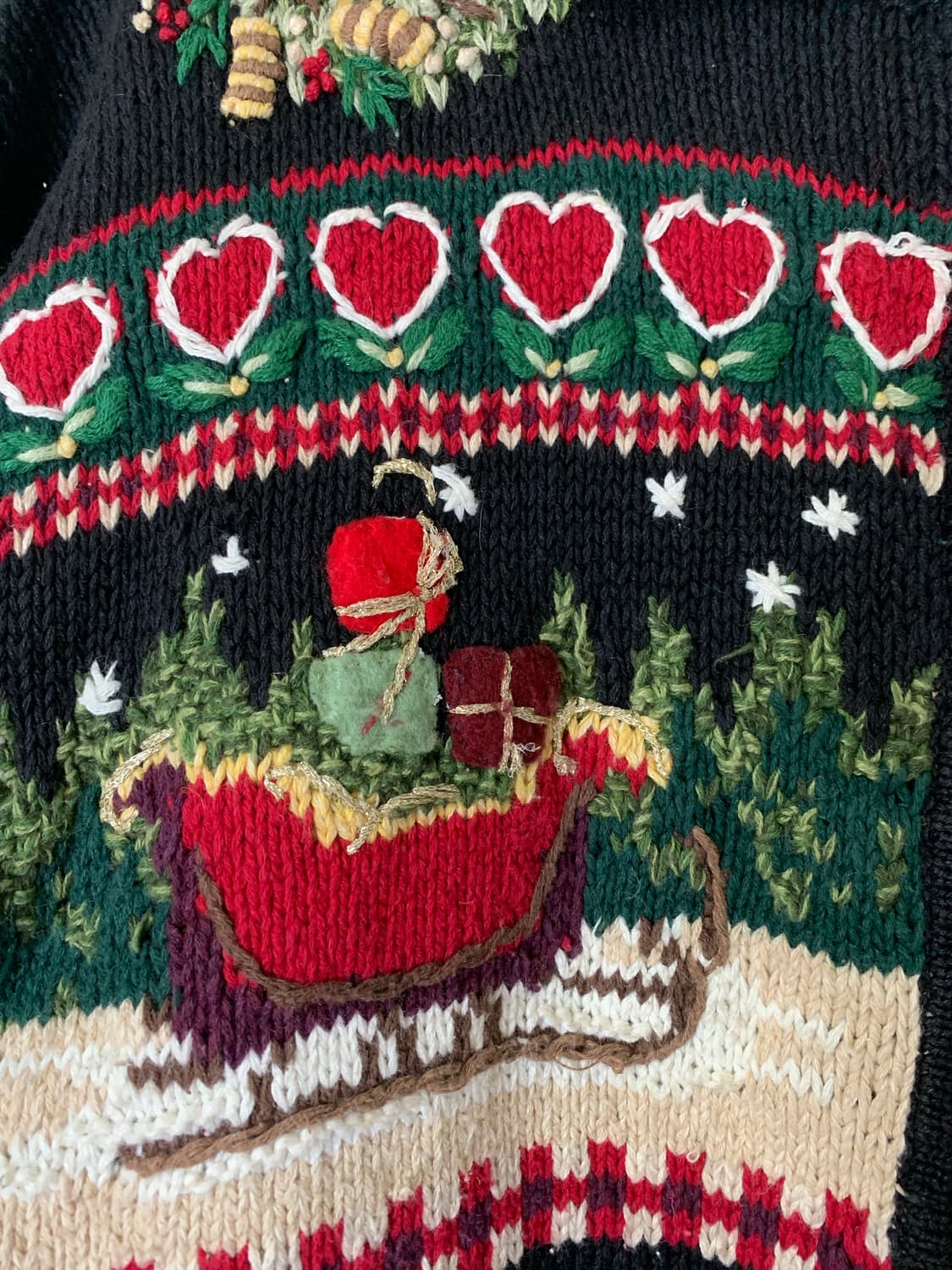 티아라 크리스마스 가디건 하트 뿜뿜 상품이미지7