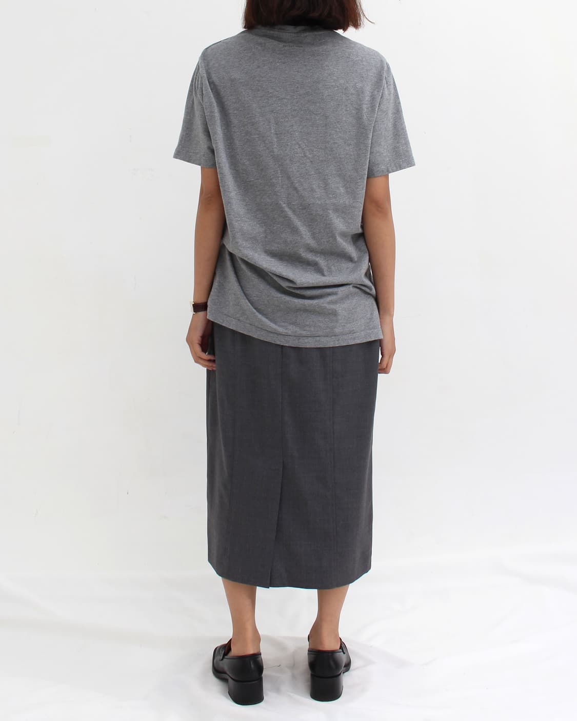 베르사체 컬렉션그레이 오버핏 티셔츠 상품이미지4