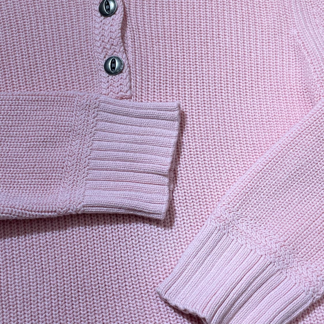 (XL) LAUREN 랄프 로렌 진스 하이넥 버튼 반집업 니트 상품이미지6