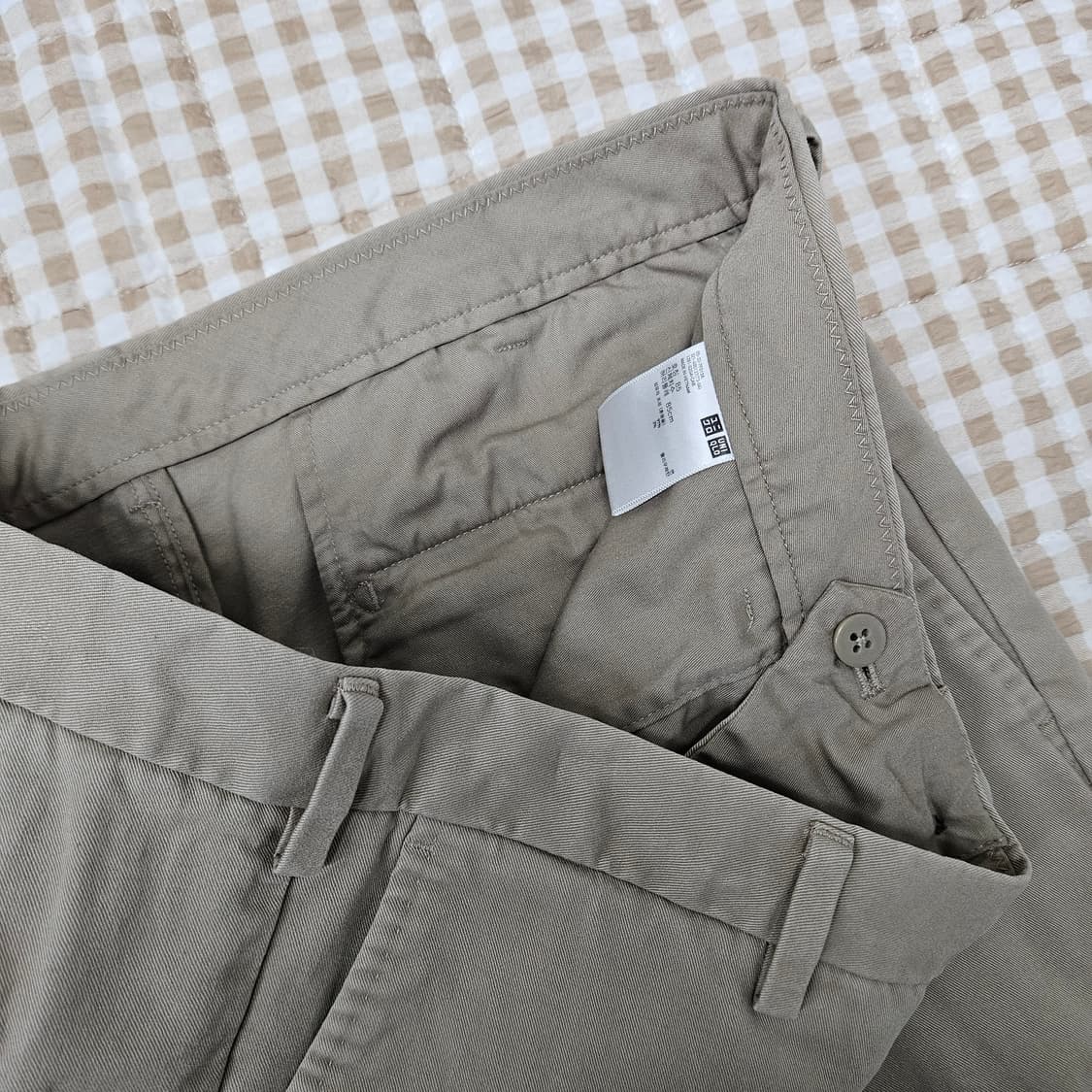 유니클로 스판 면바지 남자33 상품이미지2