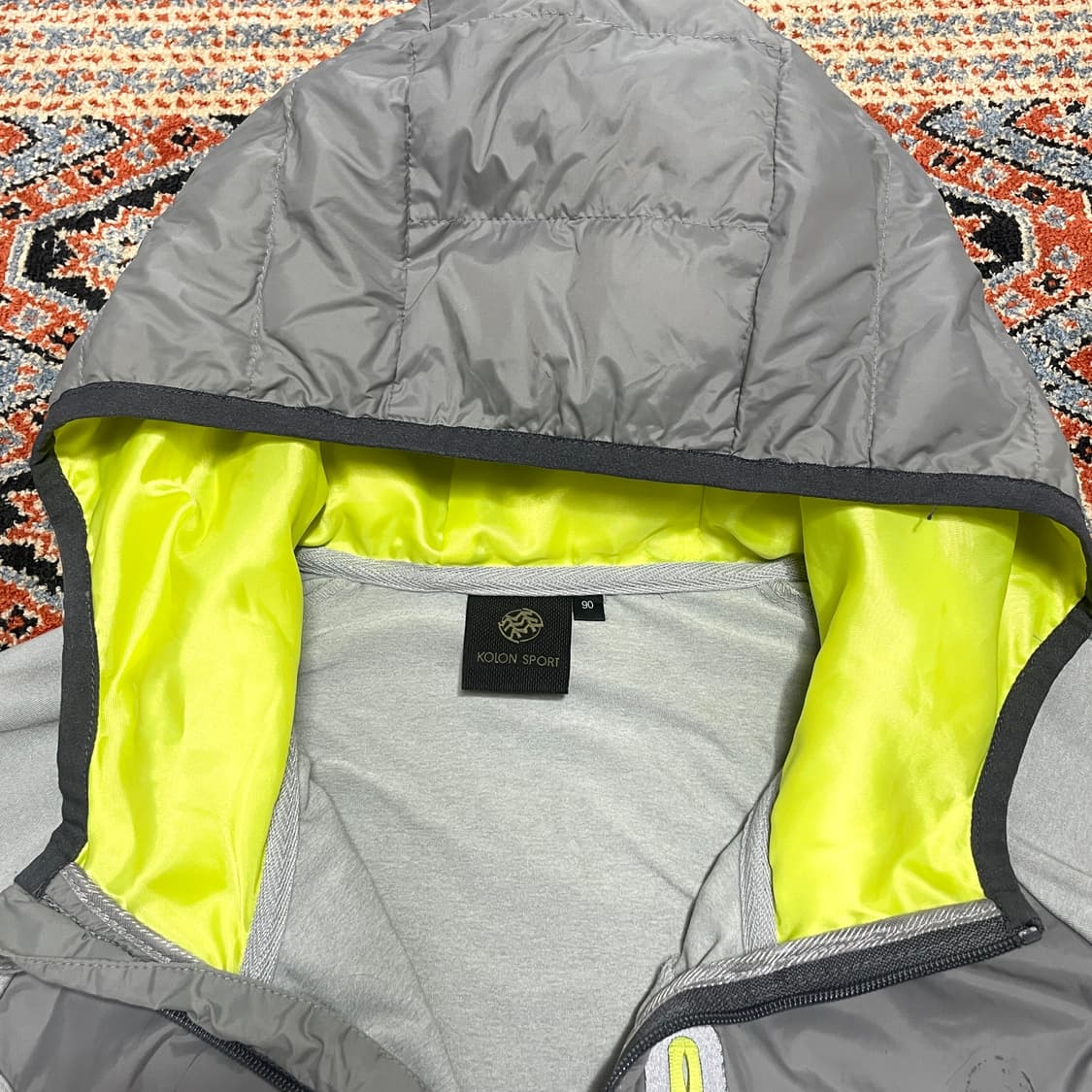 코오롱스포츠 연카키 기능성 후드집업 여성90 상품이미지4