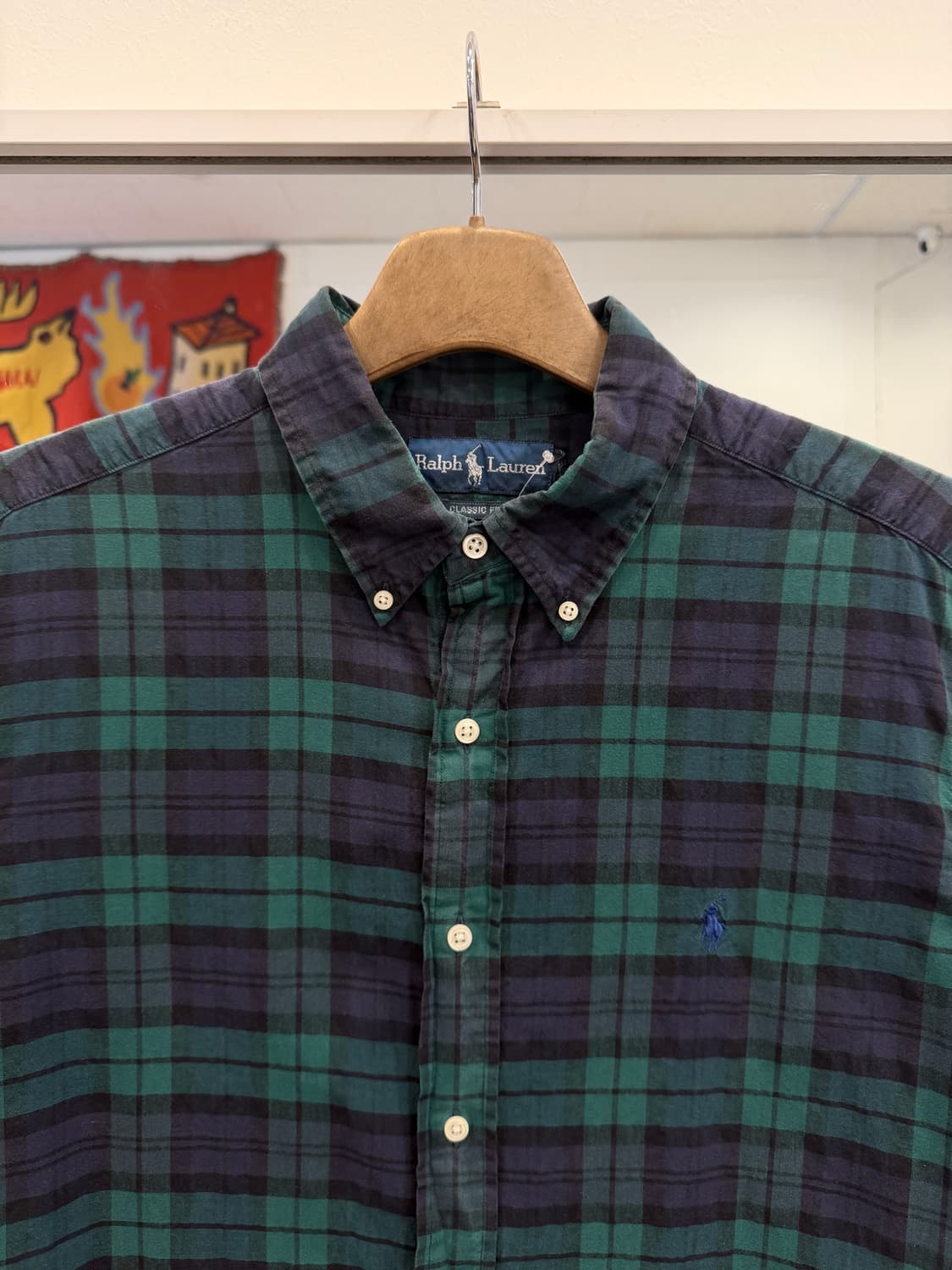 Polo ralph lauren 폴로 랄프로렌 타탄 체크 반팔 셔츠 상품이미지3