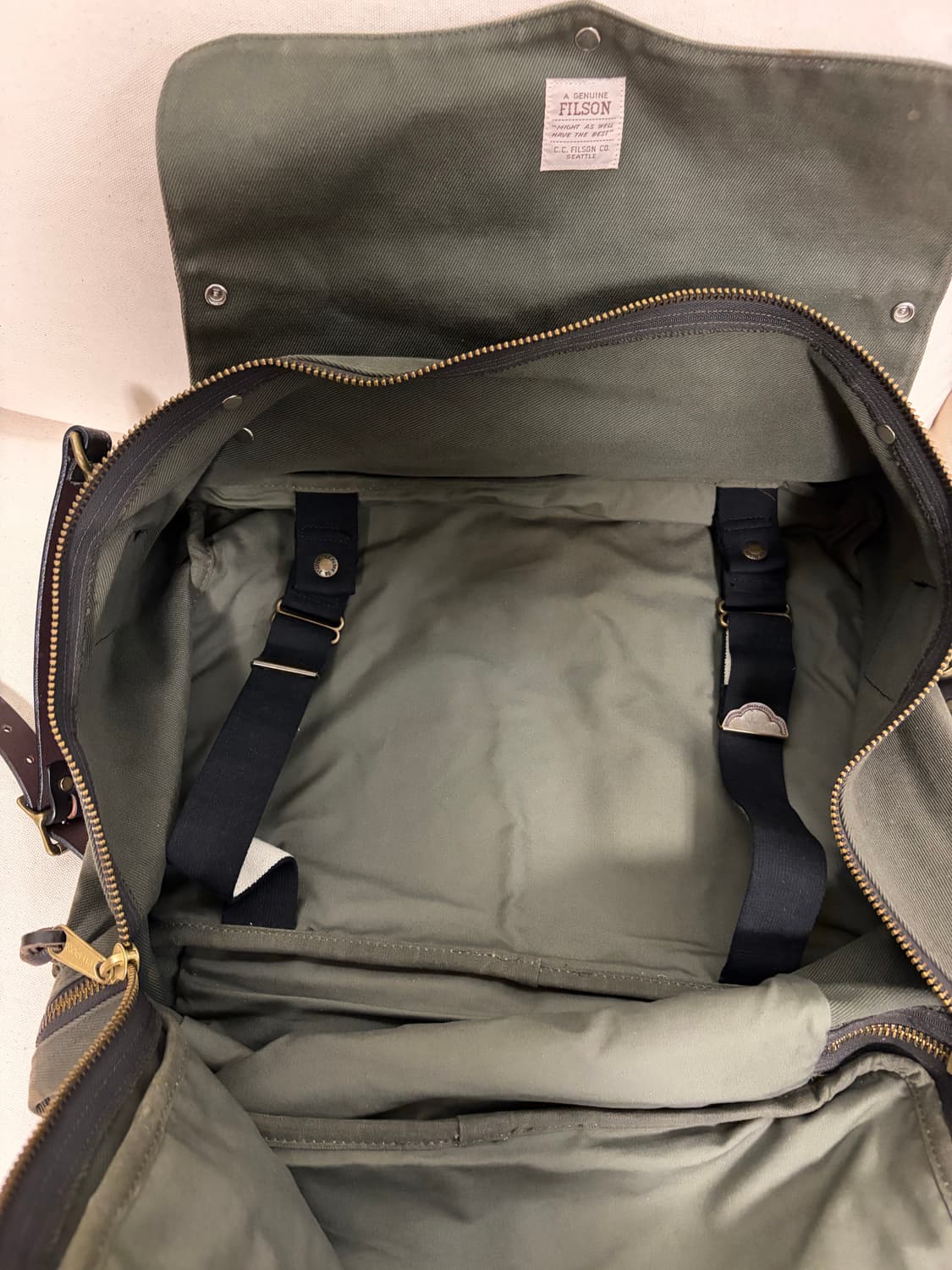 필슨 70081 미디움 필드백 오터그린 (USA) 상품이미지5