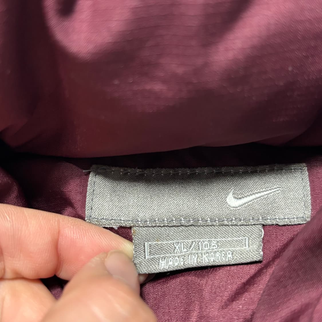 XL 나이키 블랙 올드스쿨 뉴챔프 패딩 상품이미지4