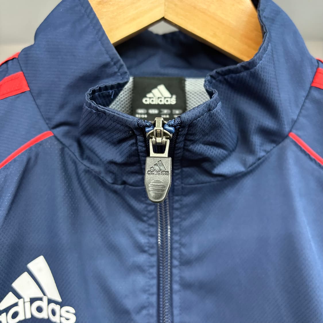 (M) 00s 아디다스 프랑스 바람막이 자켓 상품이미지4