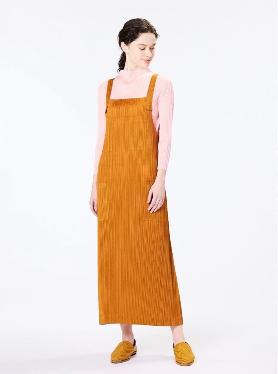 플리츠플리즈 멜빵원피스 3 상품이미지6