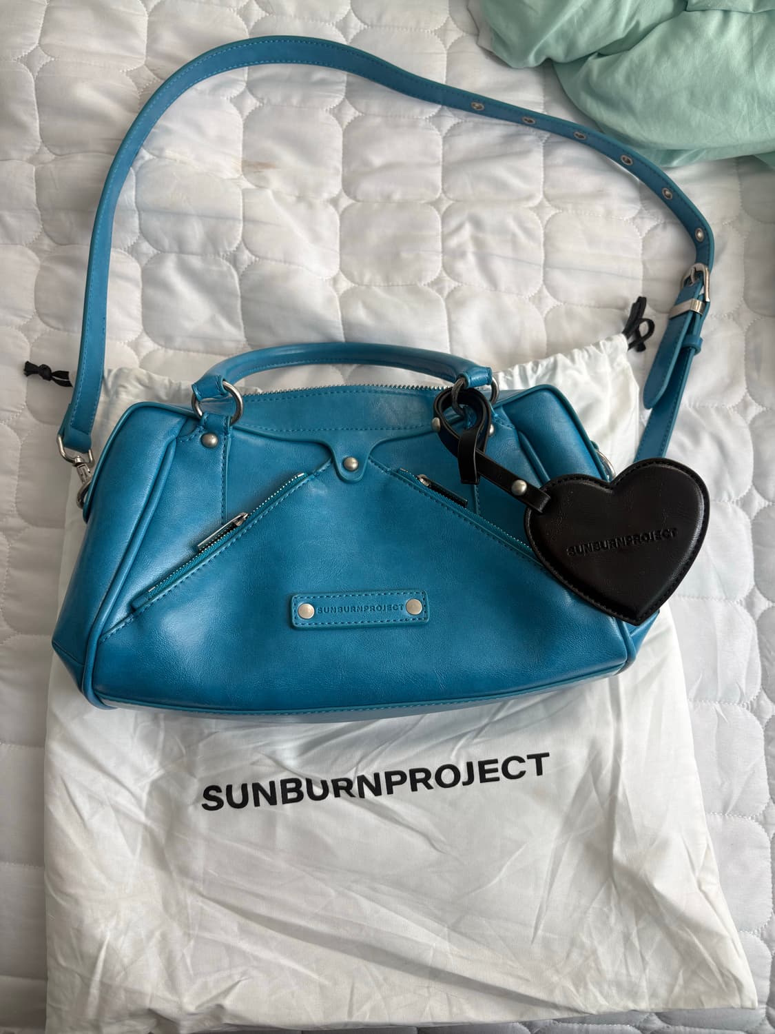 Sunburnproject 모스백 블루+키링 상품이미지1