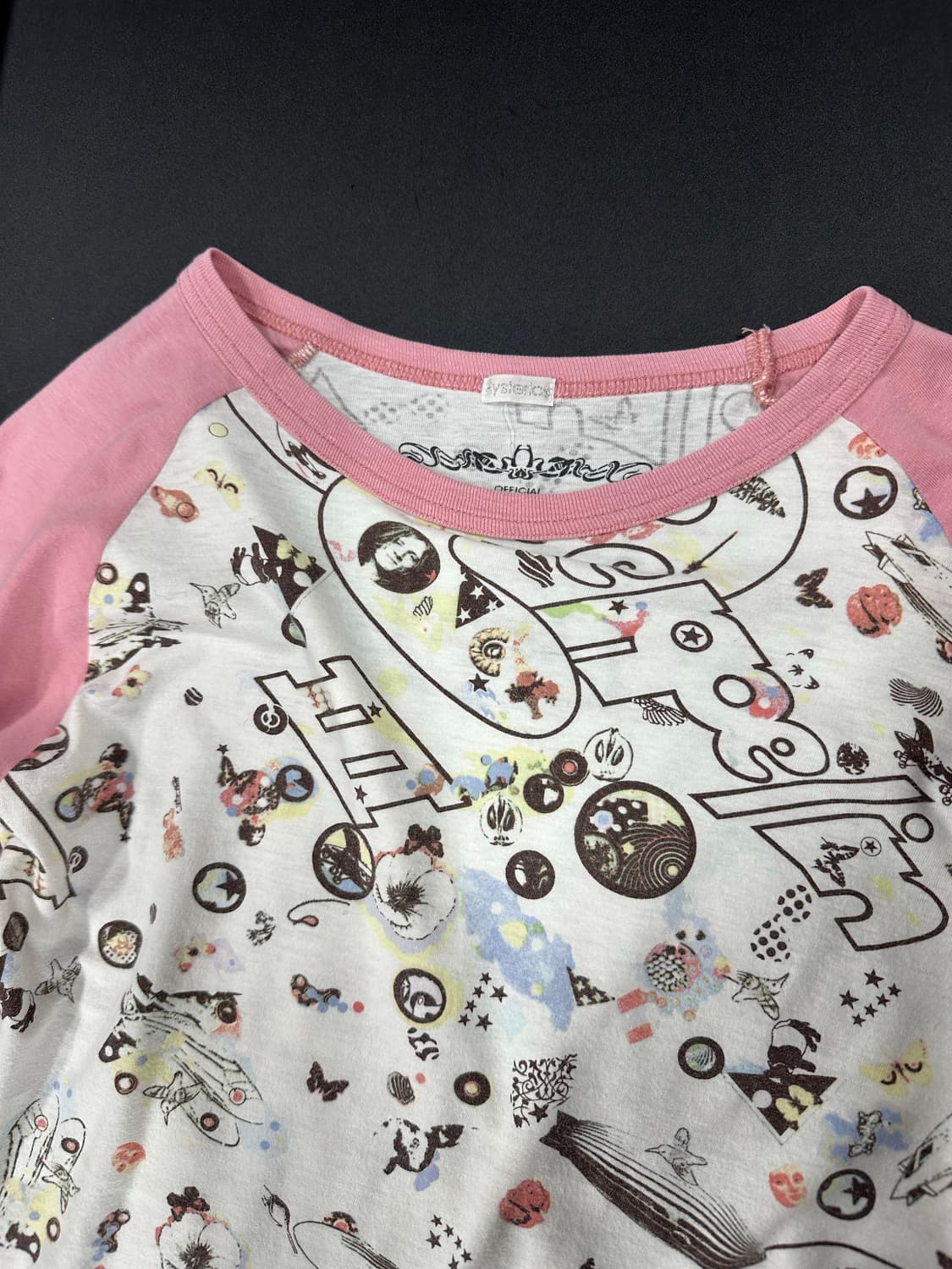 히스테릭 글래머X레드 제플린 콜라보레이션 라글란 긴팔 상품이미지5