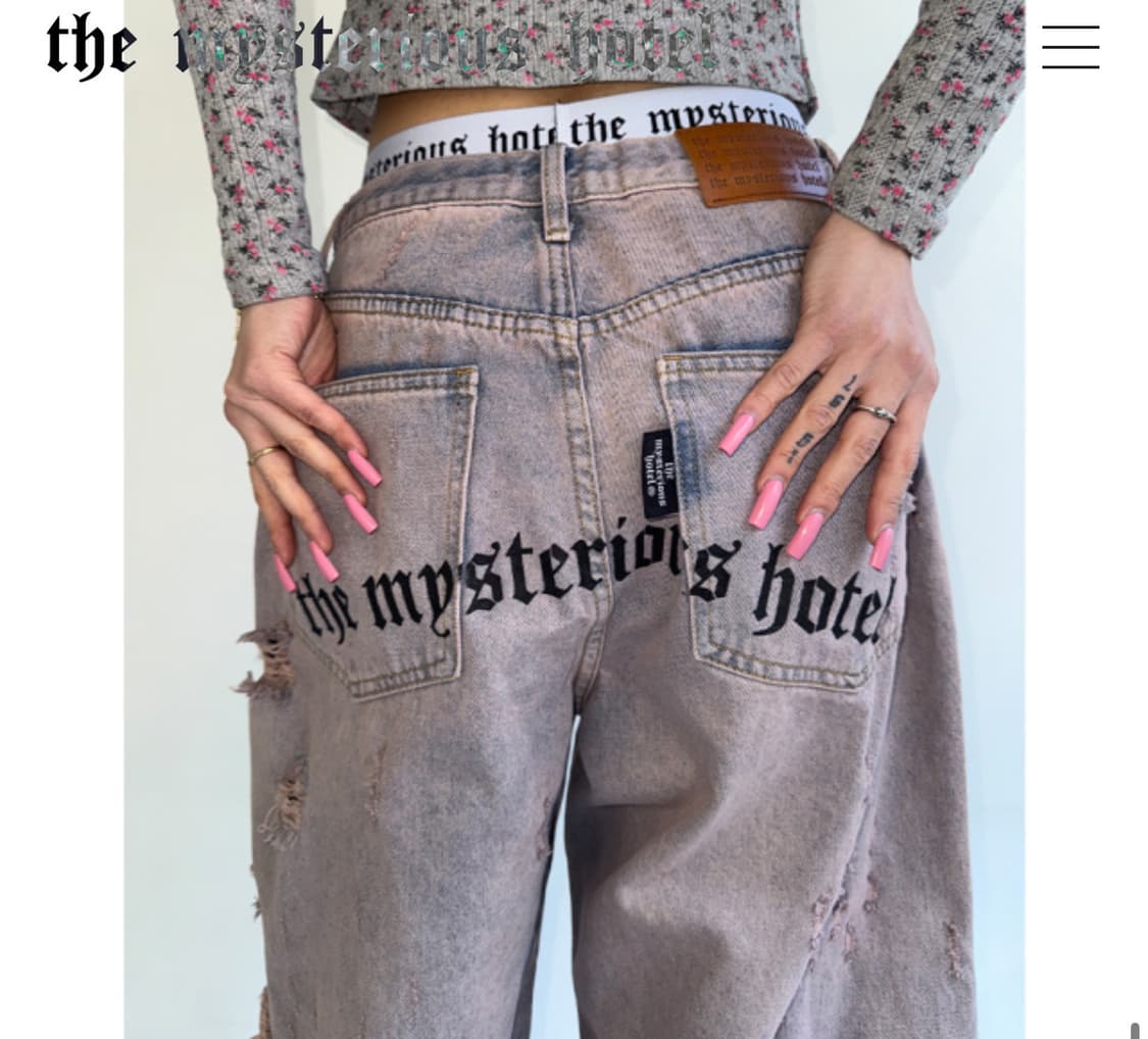 [무배]더미스테리어스호텔REAL DAMAGE JEANS 상품이미지1