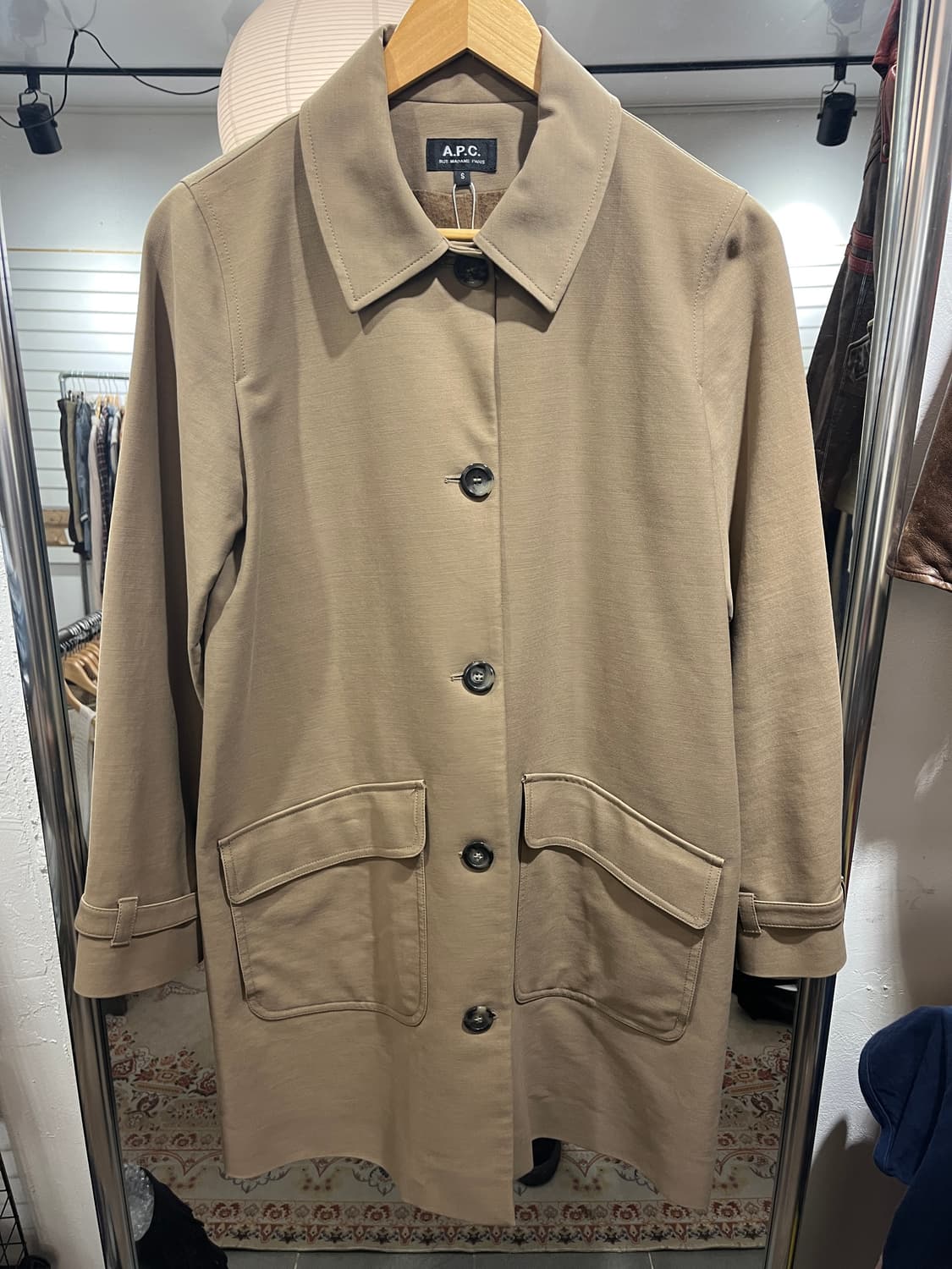 A.P.C. 싱글 트렌치 코트 상품이미지2