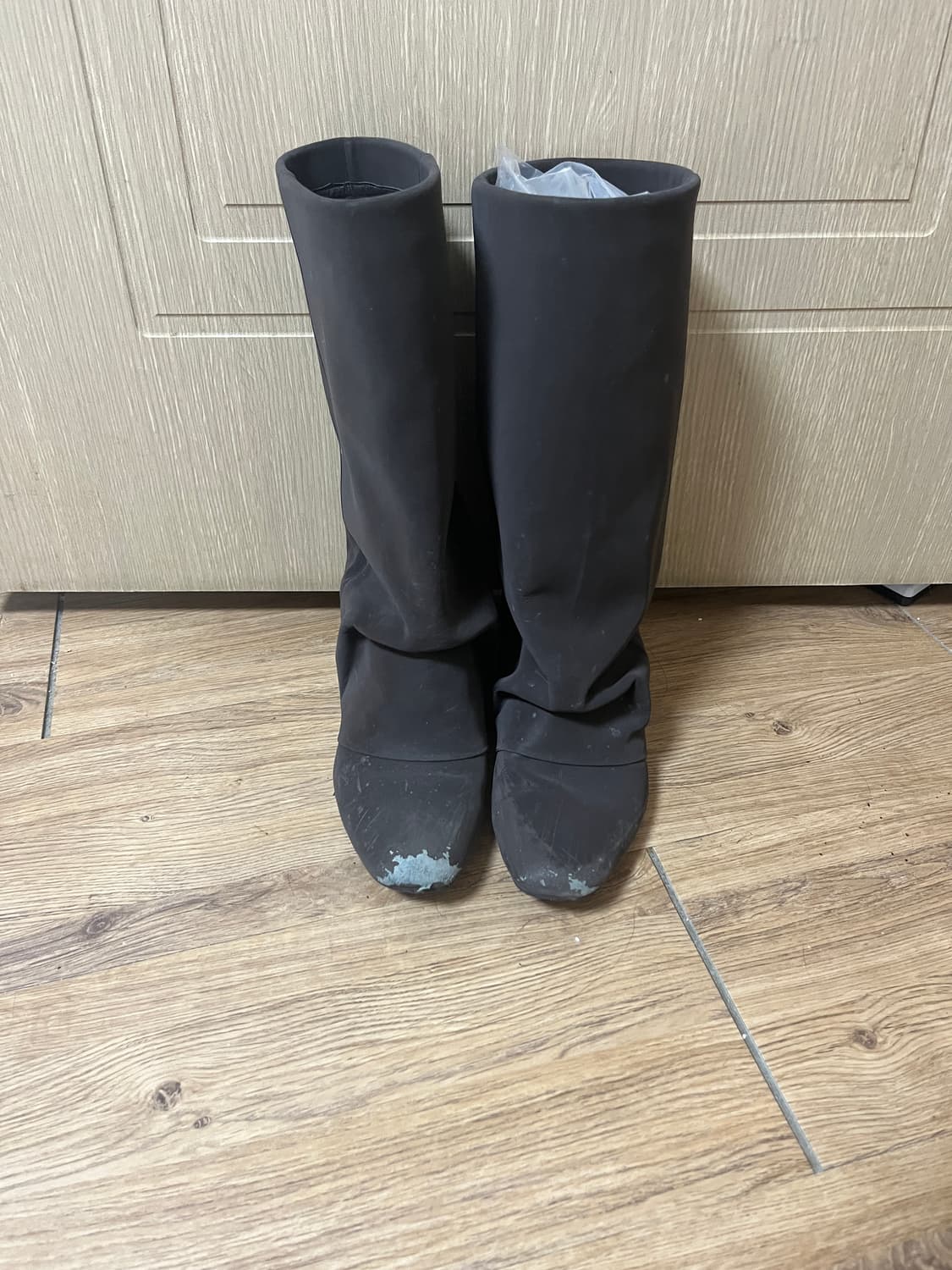 쓰리투에이티 링클부츠 다크브라운(가죽보강 필요) 상품이미지3