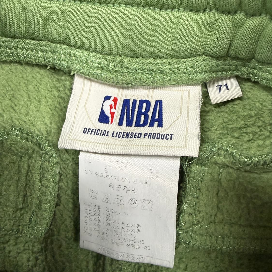 (S)NBA 밀워키 벅스 스웻 조거팬츠(그린) 상품이미지3