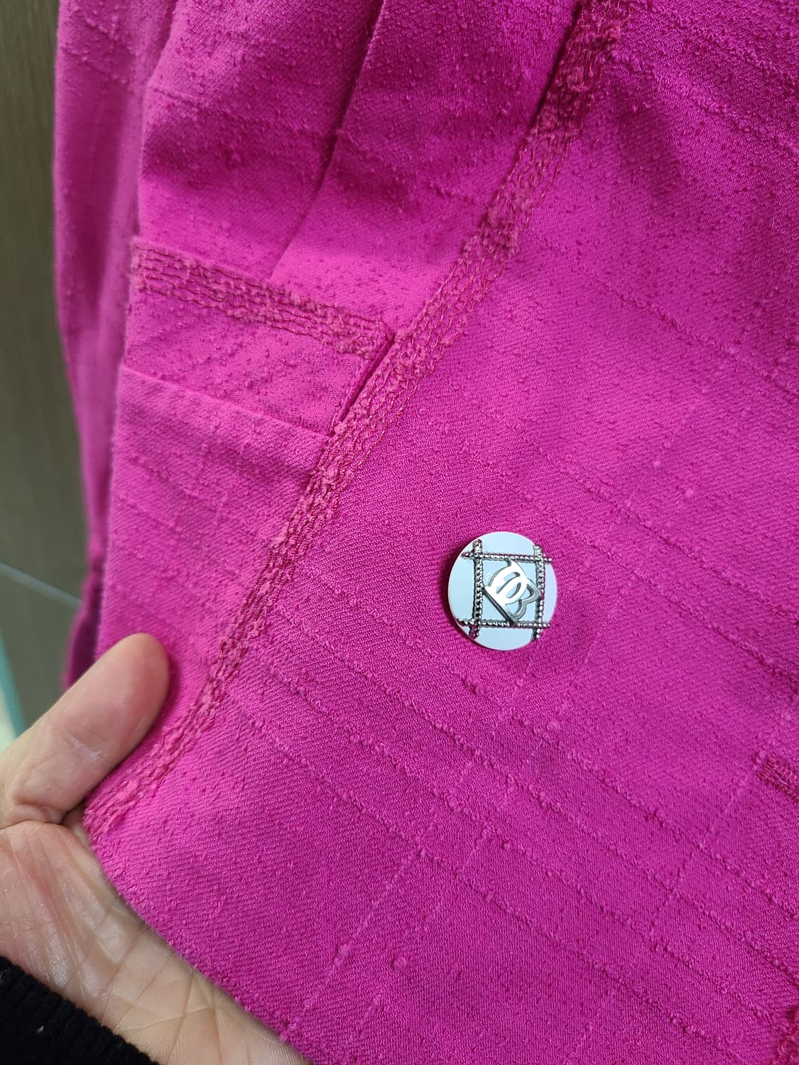 오브제 핑크 크롭 자켓 상품이미지4