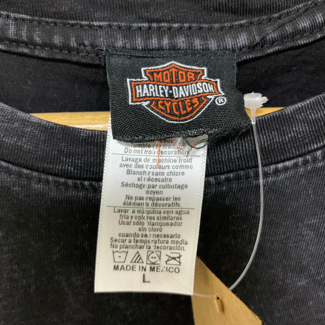 할리 데이비슨 빈티지 프린팅 슬리브리스 펑크 나시 L 남녀공용 상품이미지7