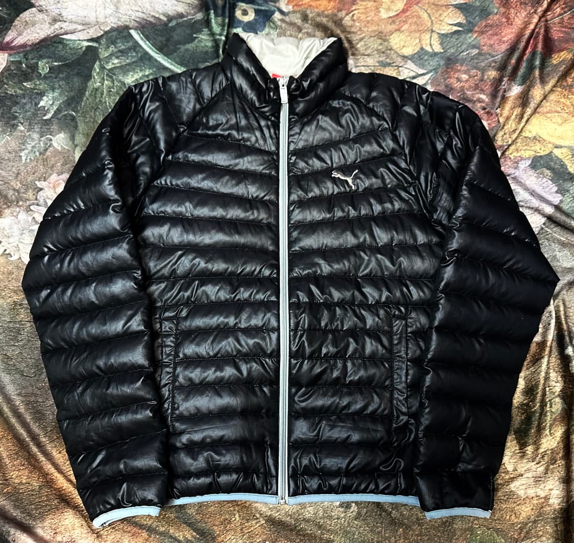 푸마 빈티지 블랙 경량숏패딩 L 상품이미지1