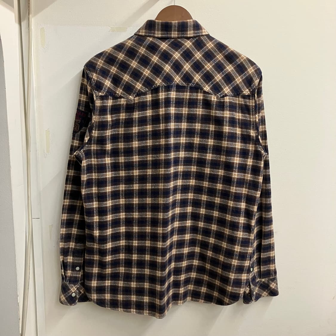 N108 푸부 후부 웨스턴 체크셔츠 상품이미지2