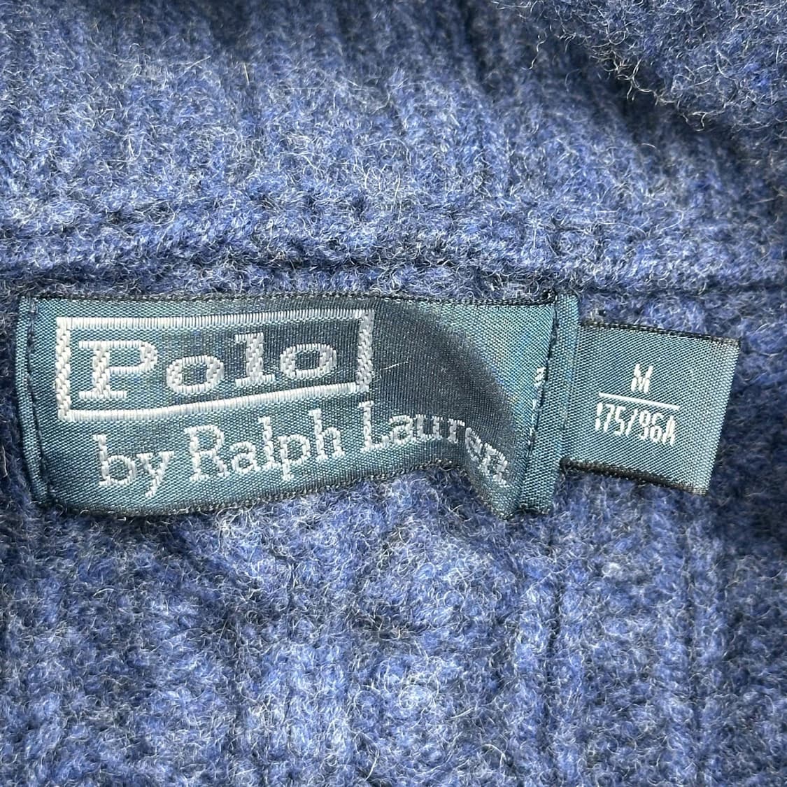 폴로 랄프로렌 클래식 네이비 숄카라 니트 (M) 상품이미지5