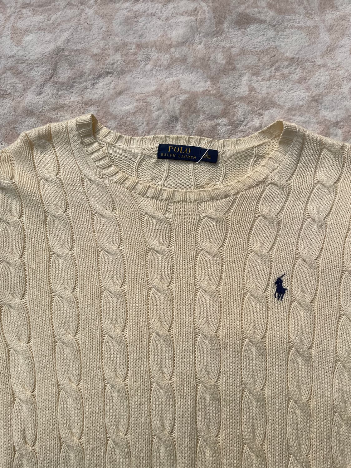 Polo Ralph Lauren 아이보리 케이블 니트 상품이미지2