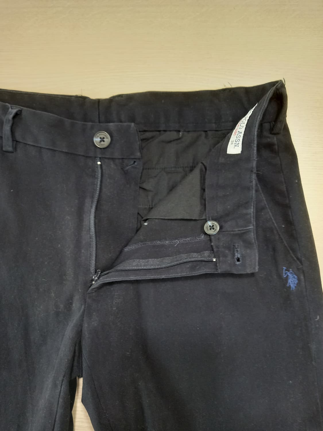 32 US.POLO ASSN 스판 슬림일자 치노 네이비 32-361 상품이미지6