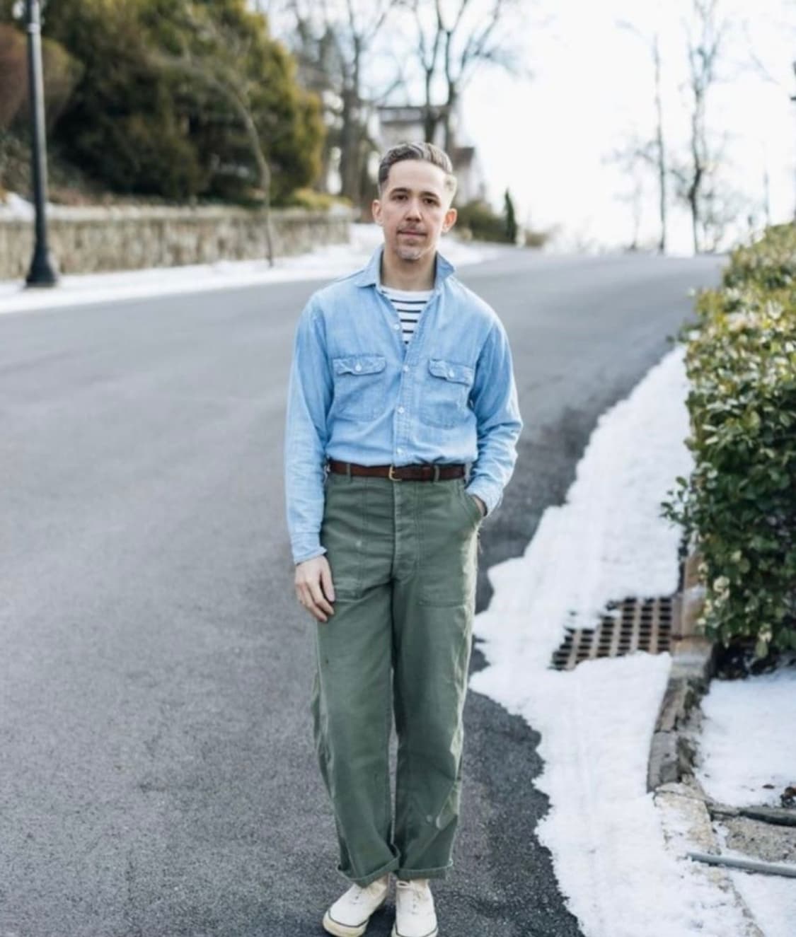 3벌 일괄) 유니폼브릿지, 토피 퍼티그 팬츠 카키 브라운 베이지 상품이미지8