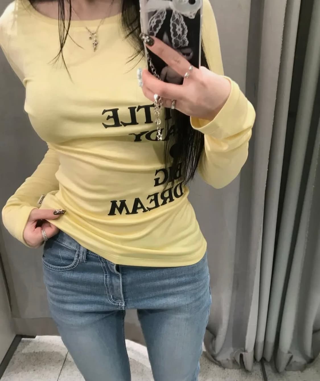 유희 롱슬리브 새상품  상품이미지1