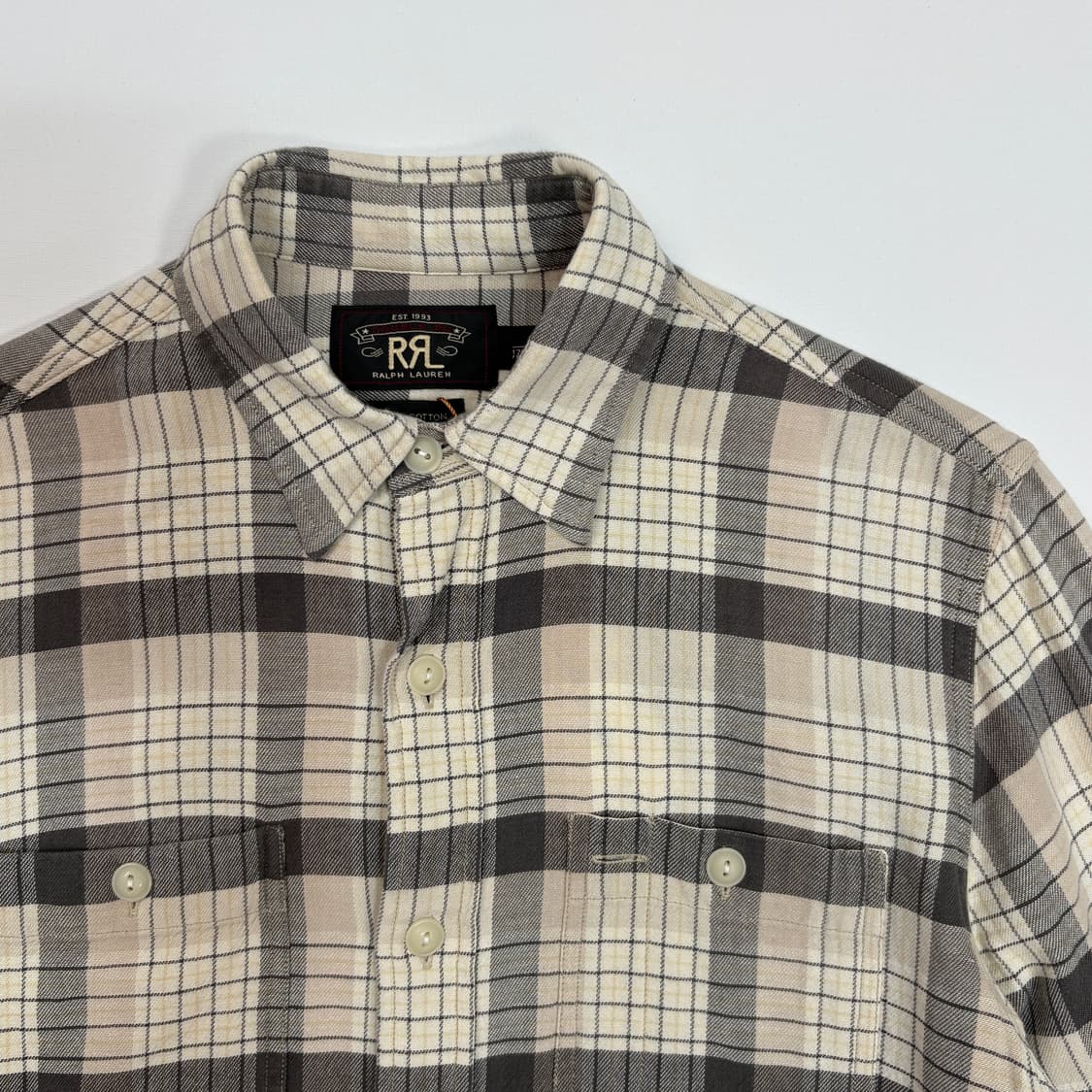 [S] 더블알엘 화이트 패턴 셔츠 상품이미지2