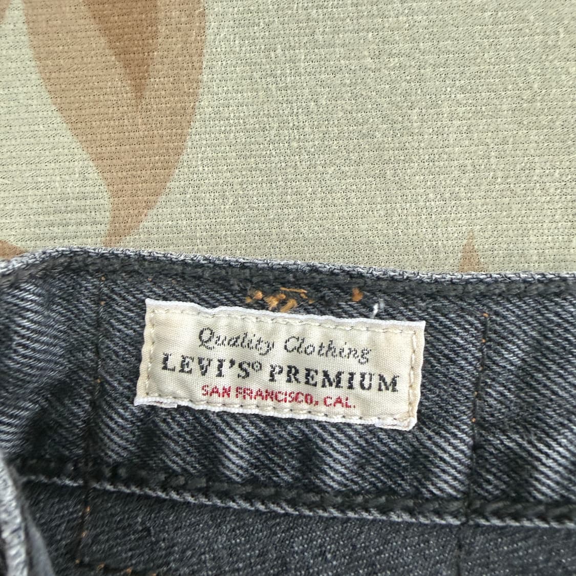 (26)리바이스Levis 501 90s 흑청데님 반바지 상품이미지4