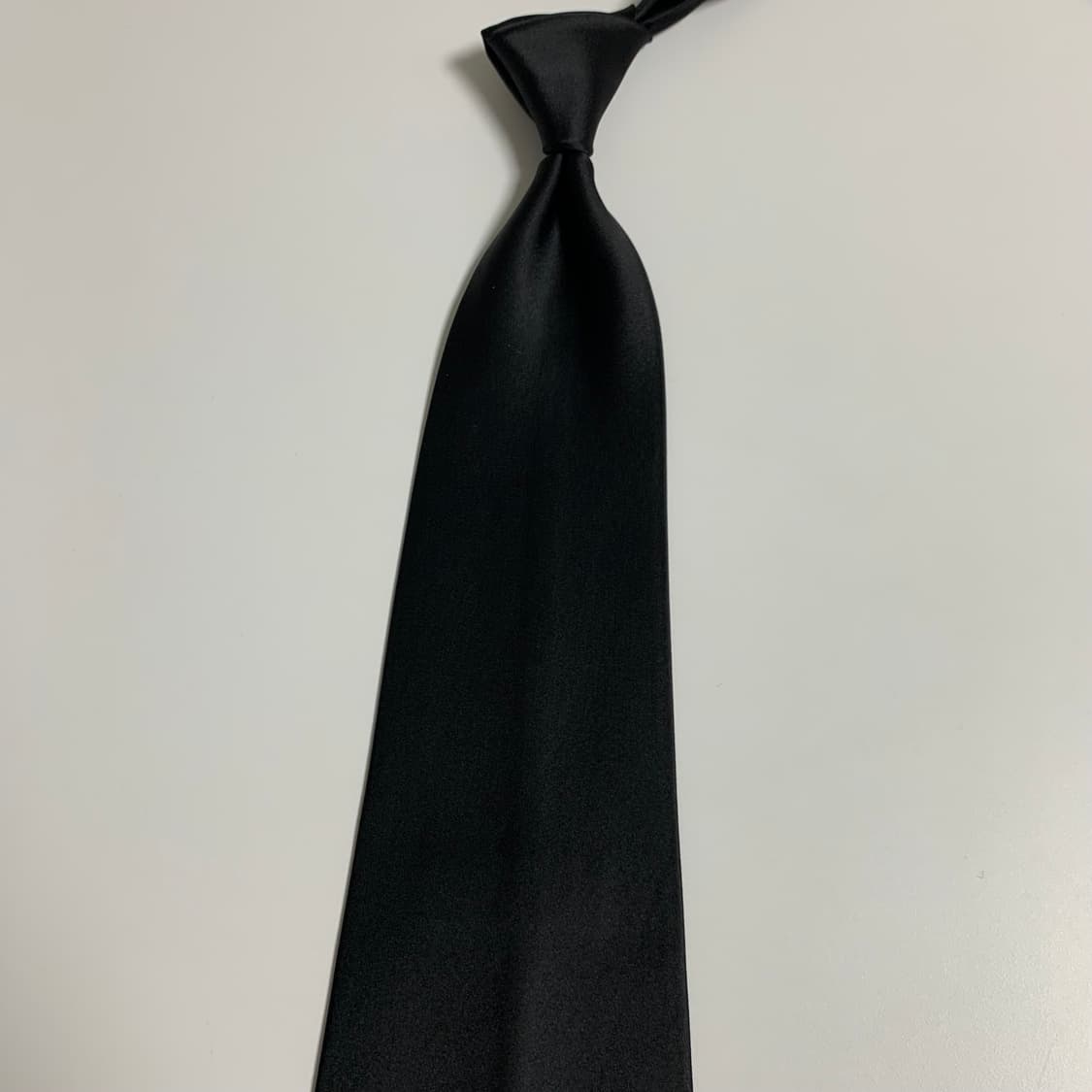 입생로랑(YSL) 블랙 정장넥타이 명품 장폭 11cm A+등급 상품이미지8