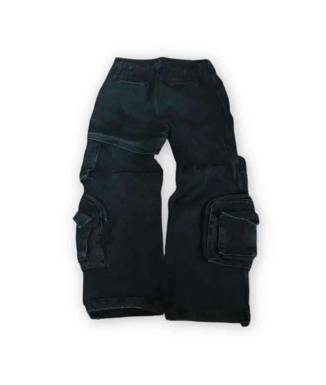 흑청 벌룬 포켓 카고팬츠 상품이미지3