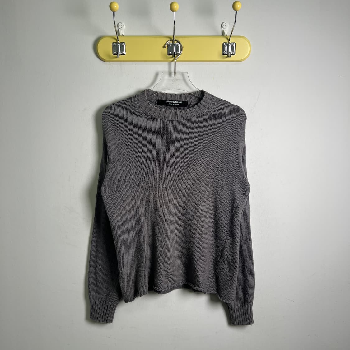 준야 와타나베 꼼데가르송 그레이 니트 스웨터 상품이미지1