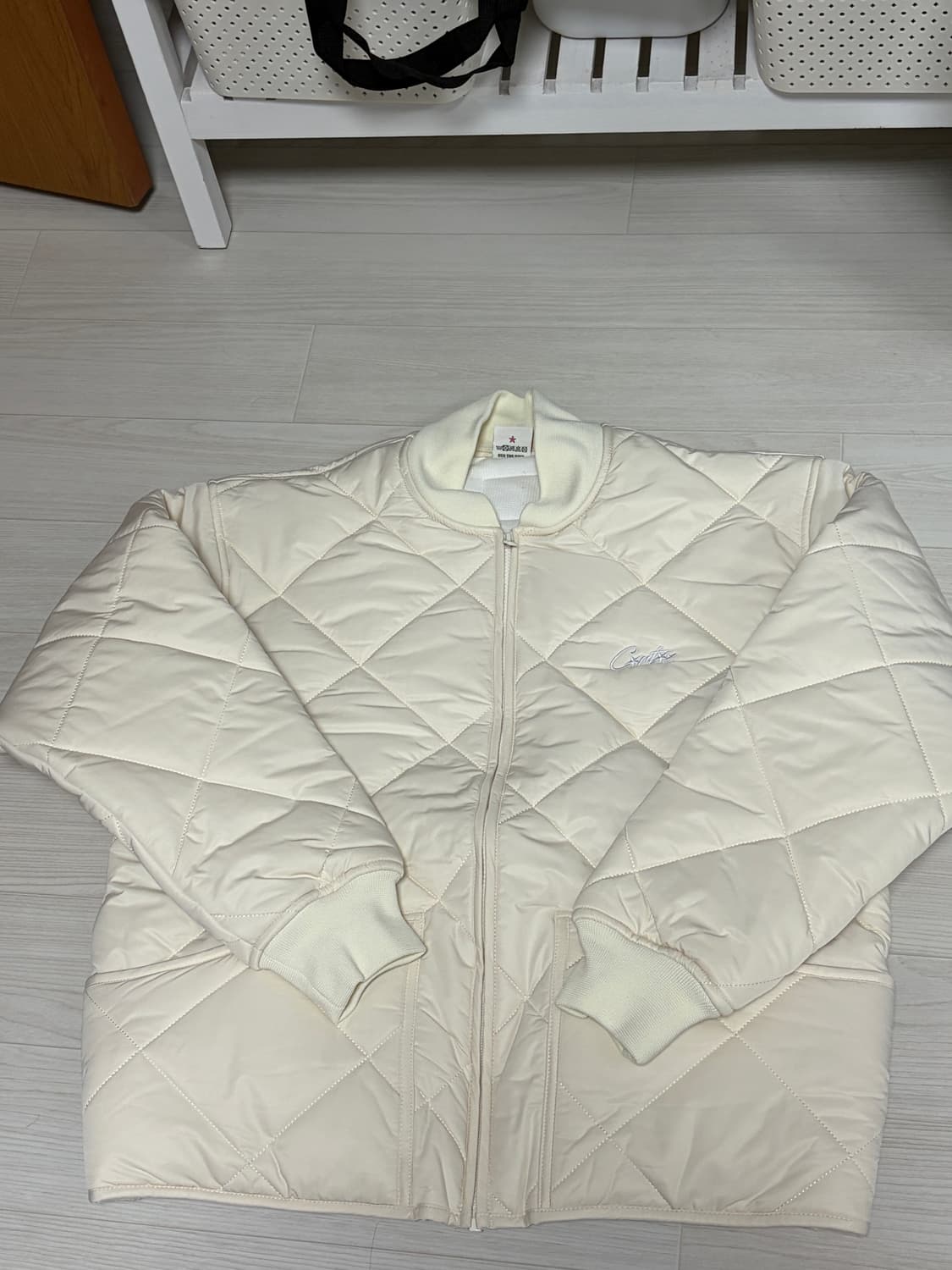 코르테이즈 HMP 퀄티드 라이너 자켓 크림색상 S 새상품 상품이미지2