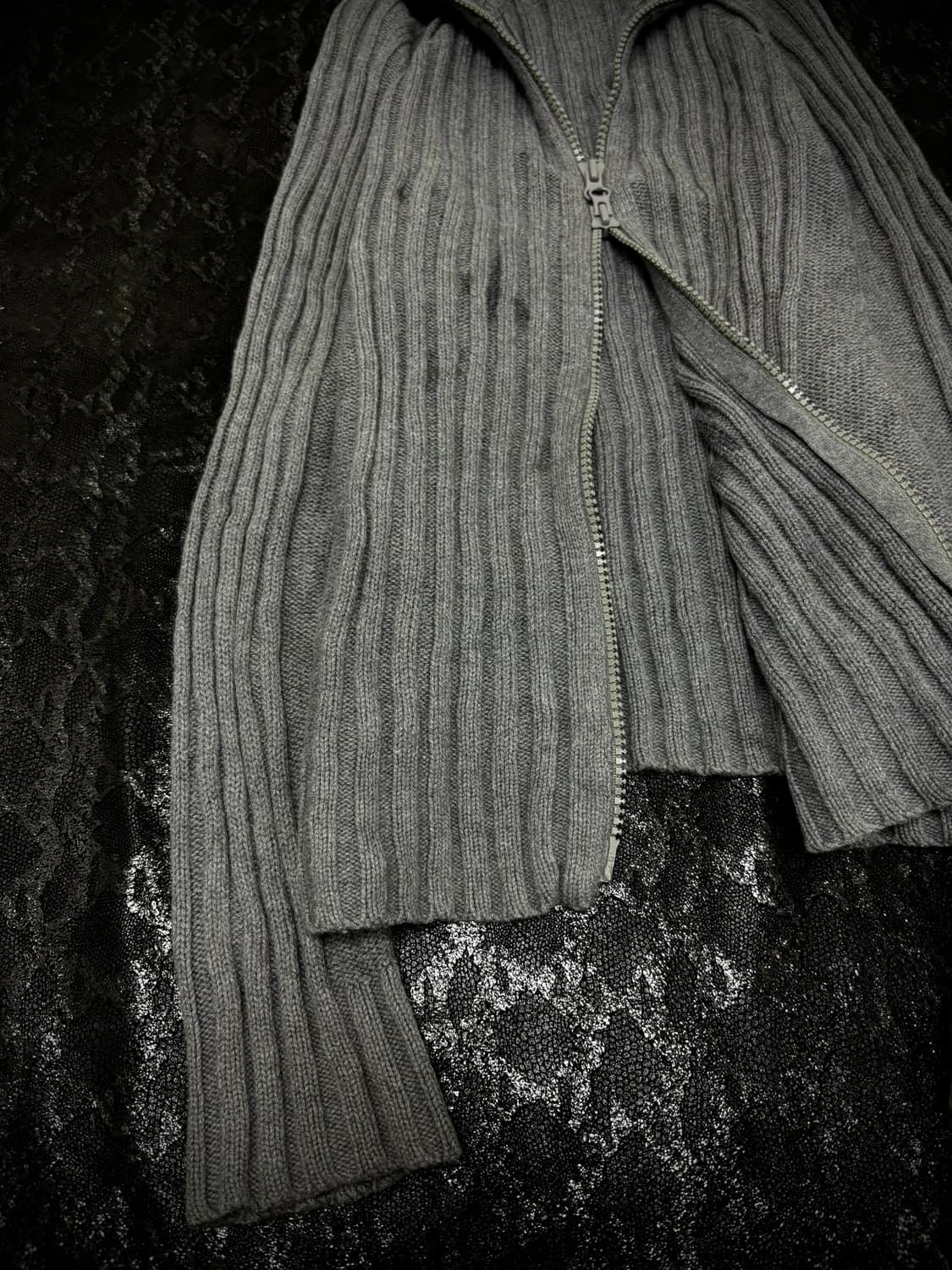“BACK NUMBER” Chic Mood Grey Knit 2-way  상품이미지2