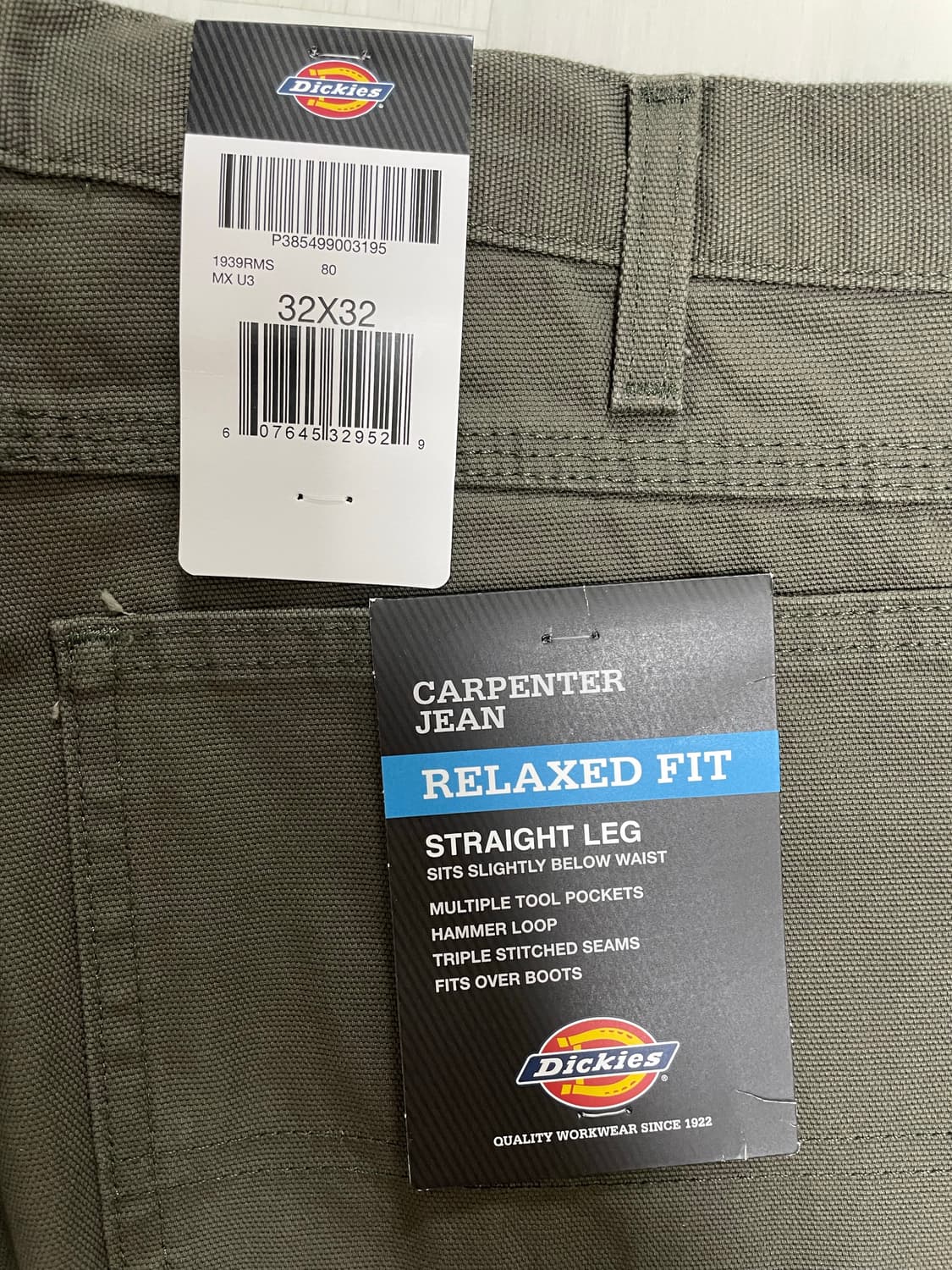 디키즈 카펜터 32X32 상품이미지3