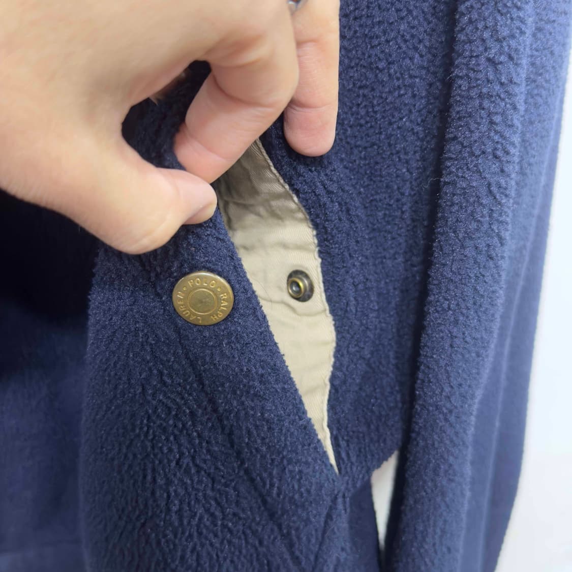 90s 폴로 랄프로렌 플리스 자켓 USA 상품이미지3