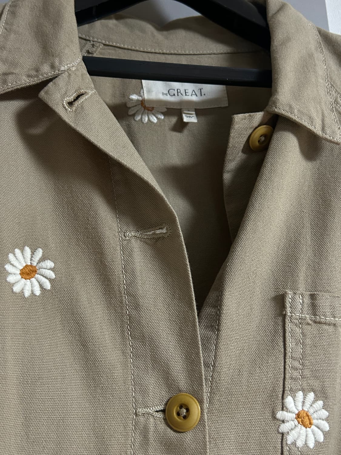 더그레이트 플라워 자수 야상 (비이커구매) 상품이미지2