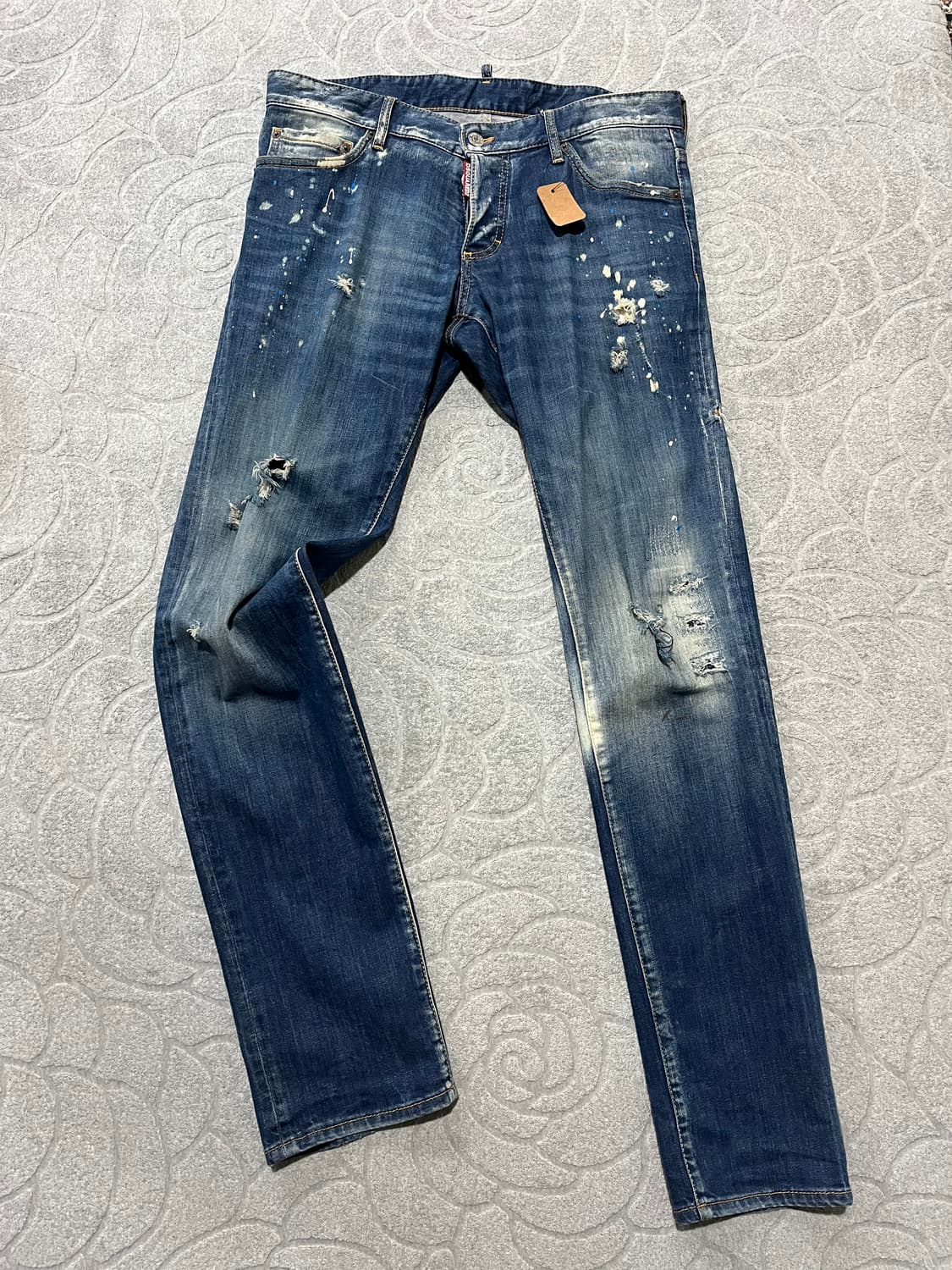 디스퀘어드2 페인트 스팟 디스트로이드 팬츠 상품이미지1