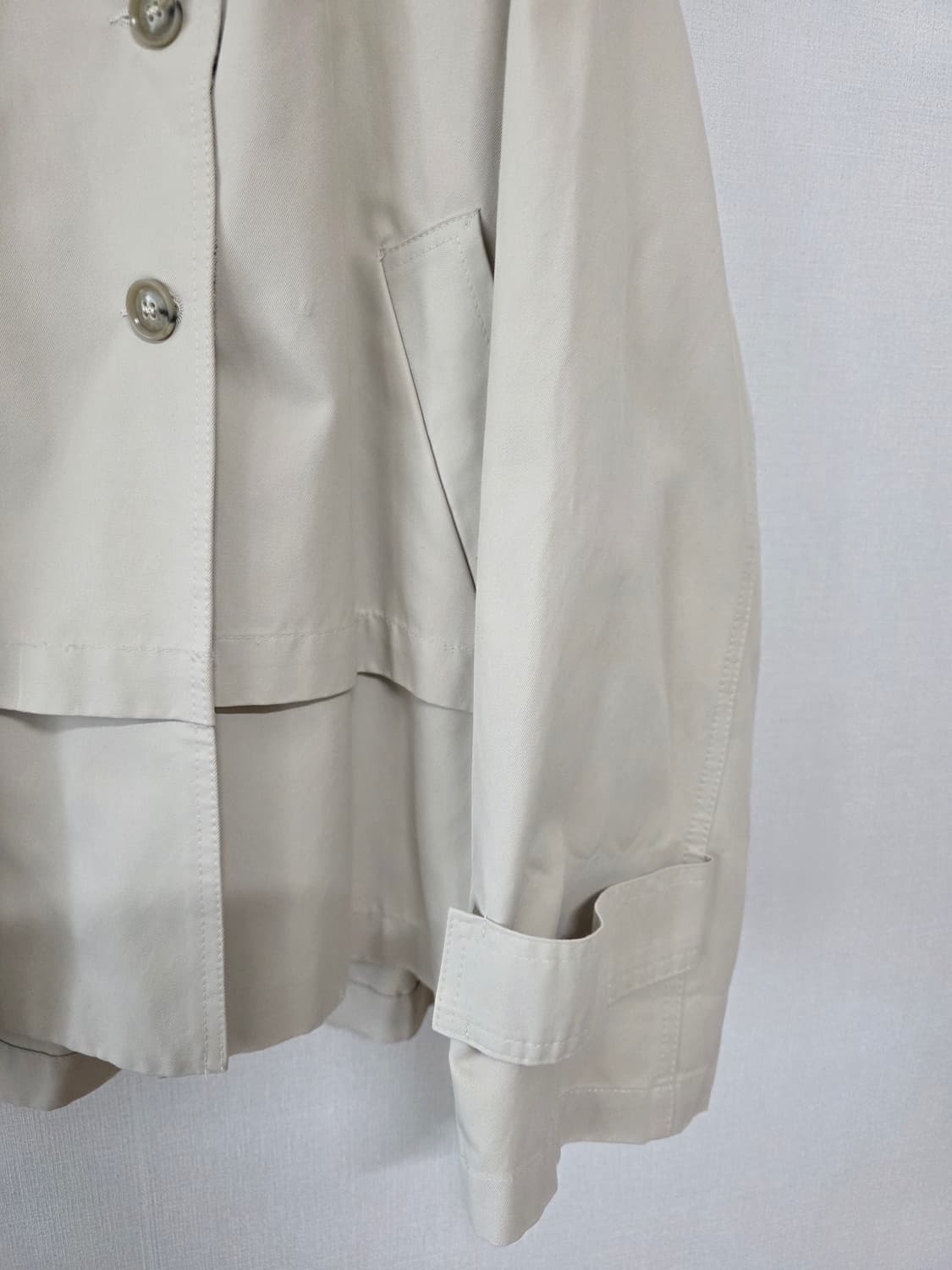 베이지 숏 자켓 상품이미지3