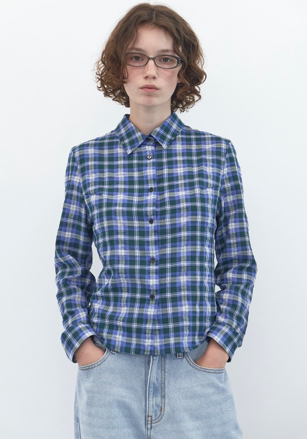 엔조플루스 체크 셔츠 상품이미지7