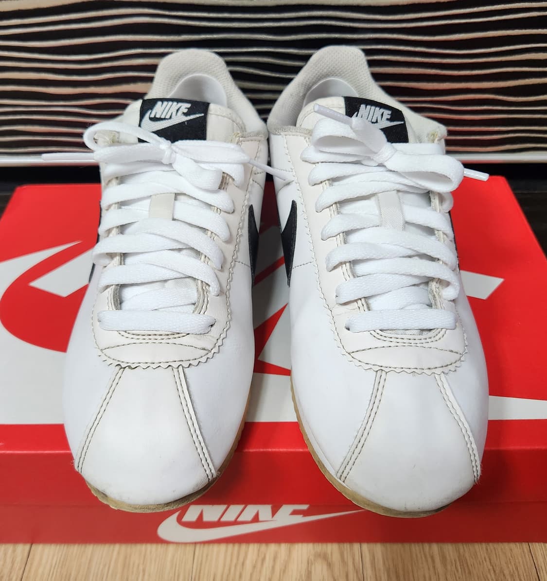 Nike 나이키 클래식 코르테즈  화이트블랙 807471-101 스니커즈 상품이미지2