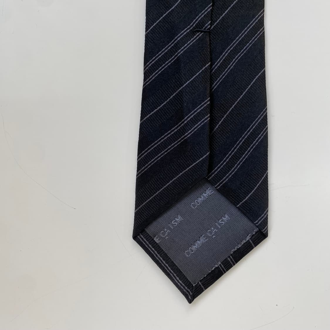 COMME CA ISM(꼼사이즘) 블랙 실크넥타이6.6cm 상품이미지3