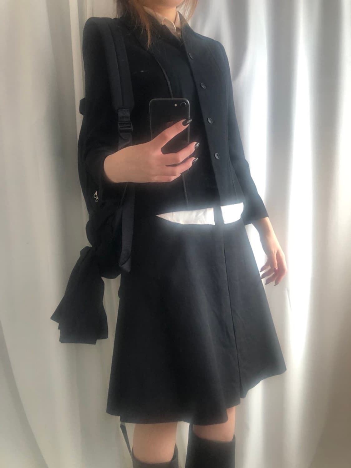 18. black basic midi SK 상품이미지4