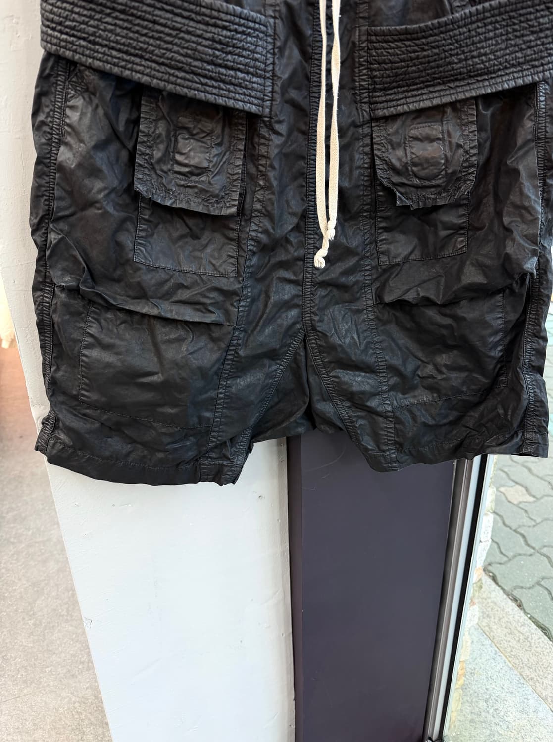 32/ 릭오웬스 다크쉐도우 코팅 태권도 반팬츠 상품이미지4