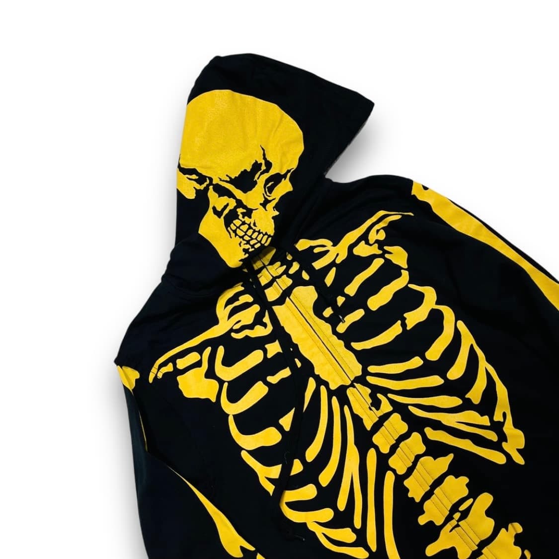 펑크 에이전트 스켈레톤 옐로우 아카이브 후디 집업 상품이미지2