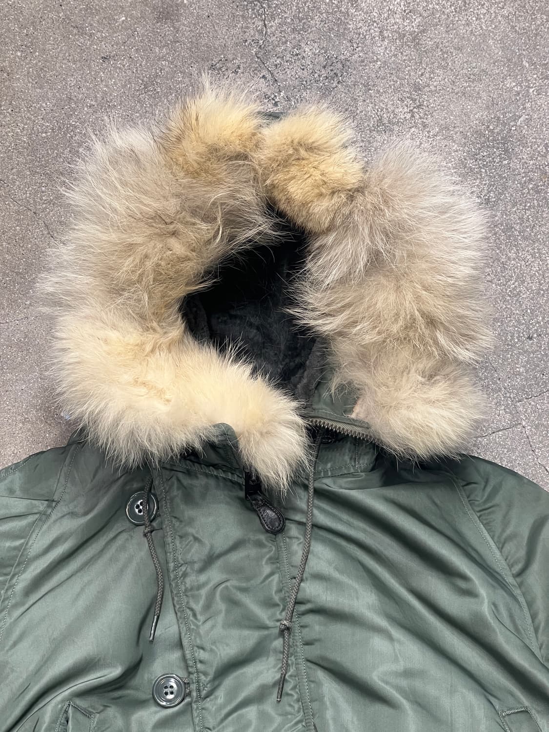 60’s 미공군 N-3B 플라잉 자켓 스카이라인 상품이미지4