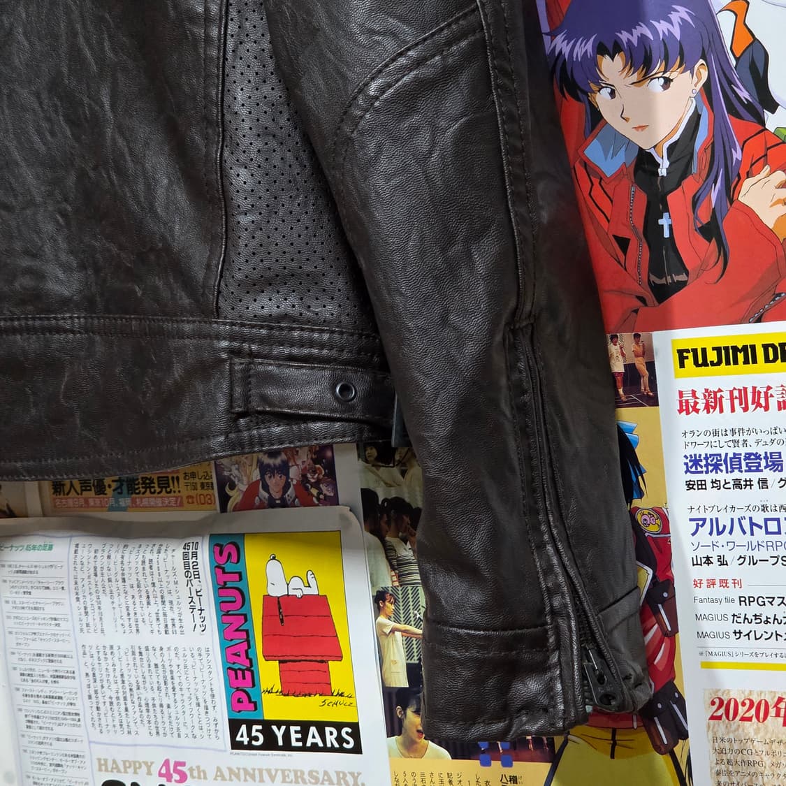 자라 맨즈 브라운 락시크 넥버클 가죽 라이더 자켓 상품이미지8