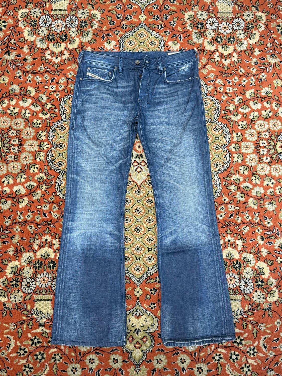 디젤 자탄 0073H 부츠컷 플레어진 데님팬츠 30x32 상품이미지1