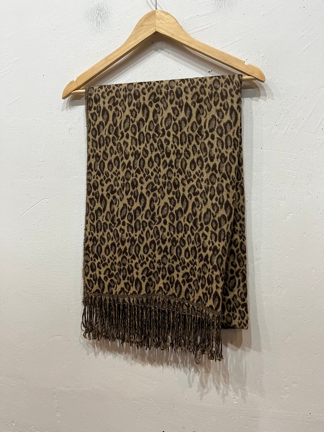 일본빈티지 레오파드 숄 머플러 상품이미지3
